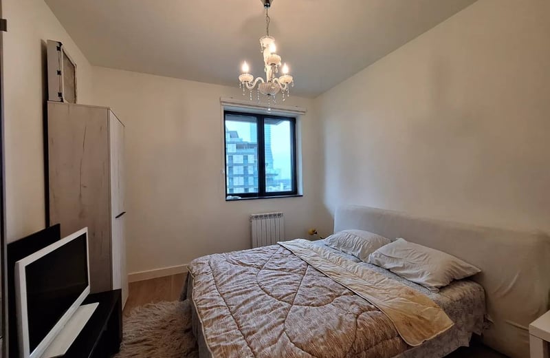 Alquiler de un elegante piso de 2 habitaciones, 53 m², en el complejo residencial BW Scala, Belgrado, Serbia
